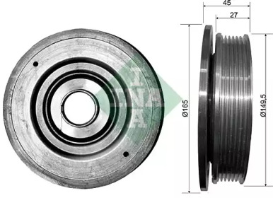 WILMINK GROUP wg1254409 -  Ременный шкив, коленчатый вал